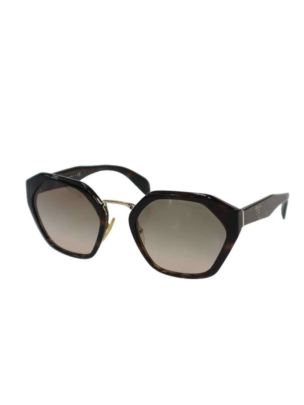 Prada Tortoiseshell Frame Sunglasses Brown 55 Eyewear